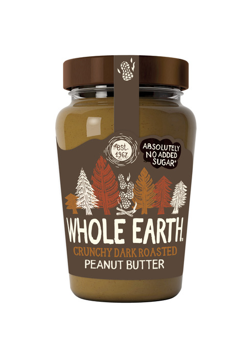 Whole Earth Dark roasted crunchy (340g)