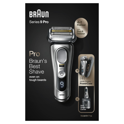Braun Series 9 Pro 9477cc Elektrisch Scheerapparaat, Wet & Dry, Met ...