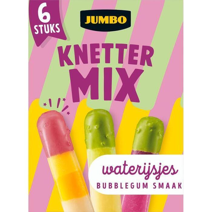 Jumbo Knettermix Waterijsjes 6 Stuks 286g (286g)