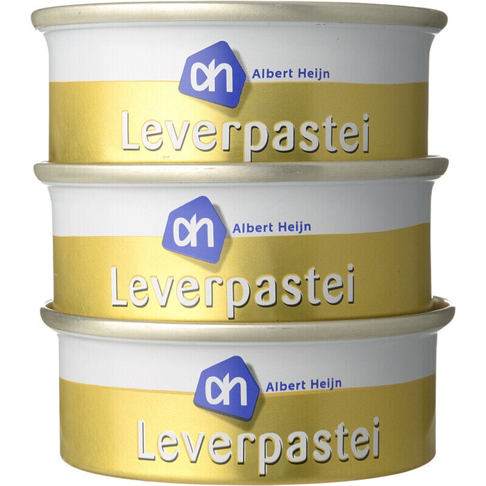 Leverpastei (blik, 3 × 56g)