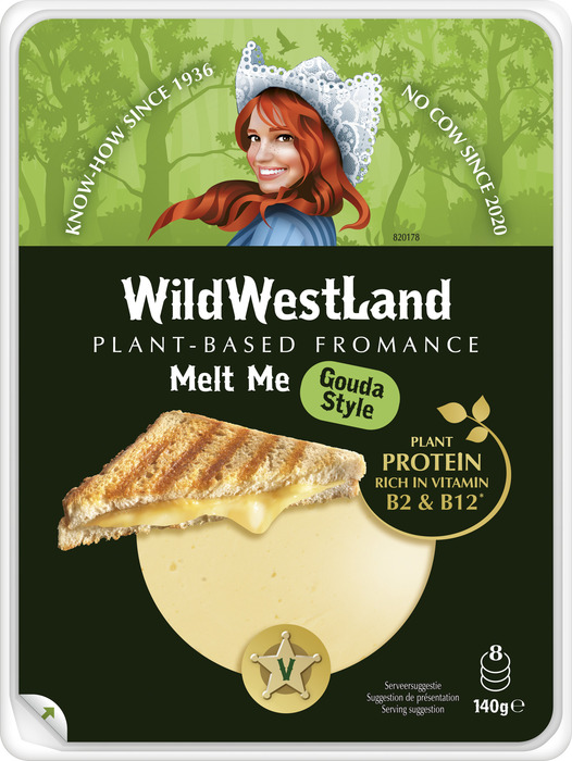 WildWestLand Plantaardige Melt Me Gouda 140 g (8 × 17.5g)