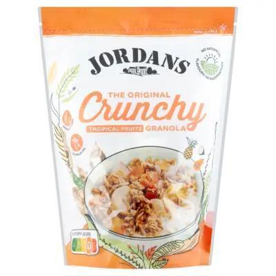 Jordans The Original Crunchy Tropical Fruits Granola 500 g (500g)