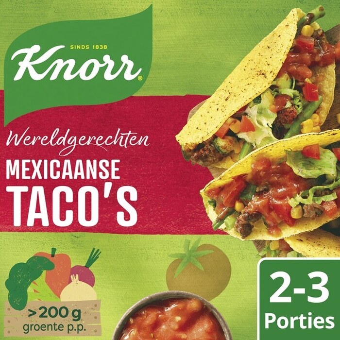 Wereldgerecht mexiaanse tacos (Doos, 136g)