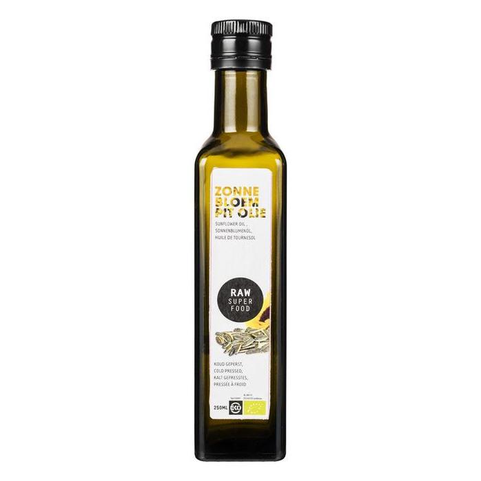 Raw Organic Food Zonnebloempitolie (Fles, 250ml)