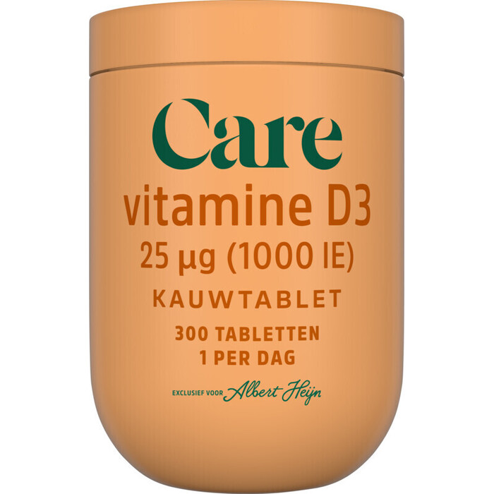 Care 25 ug vitamine d kauwtabletten