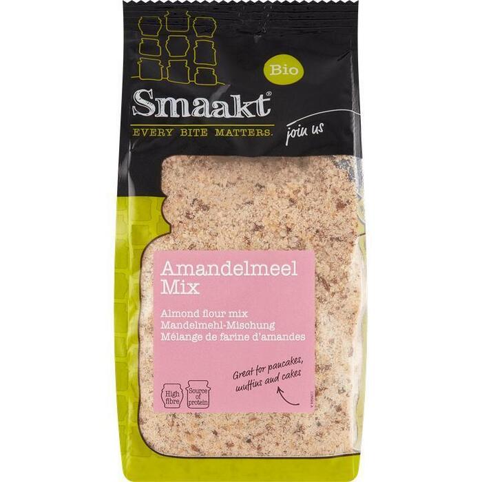 Smaakt Bio Amandelmeel Mix 200 g (Zak, 200g)
