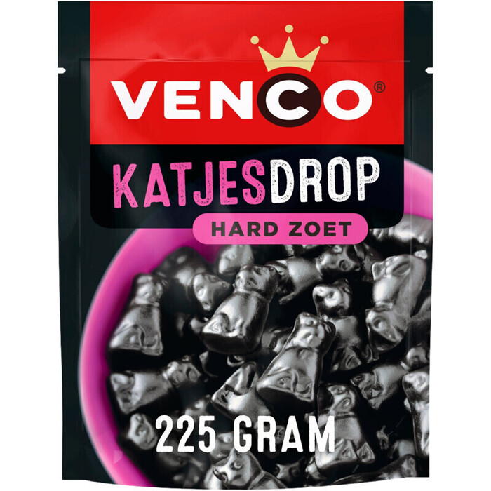 Venco Katjesdrop Hard Zoet 235 g (235g)