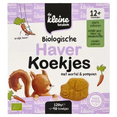 Biologische haverkoekjes 1,5jr+ (Zak, 120g)