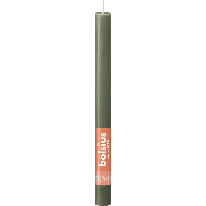 Bolsius Shine rustiek diner green