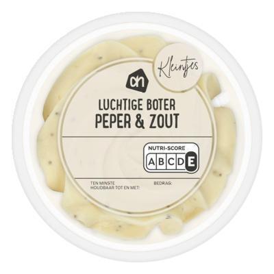 AH Kleintje luchtige boter peper & zout (40g)