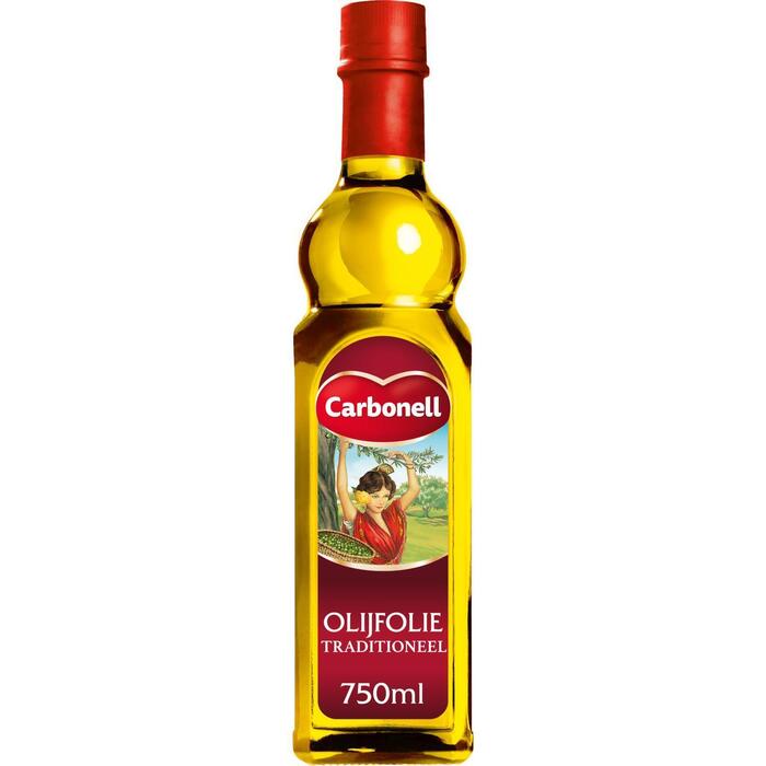 Olijfolie traditioneel (glazen fles, 0.75L)