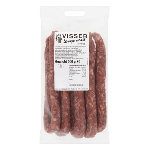 Droge worst naturel (500g) Droge worst naturel (500g)