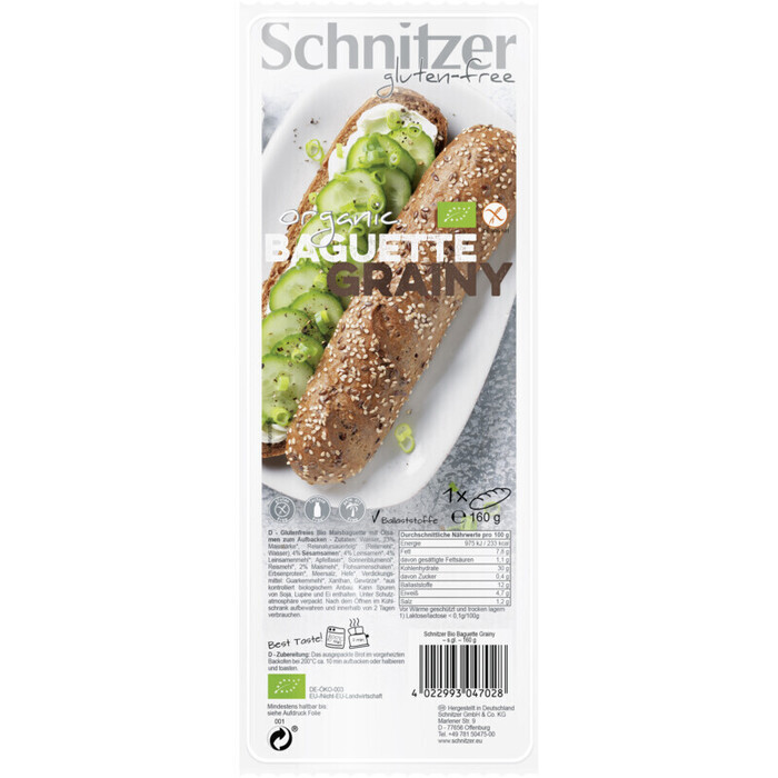 Schnitzer Baguette grainy (160g)