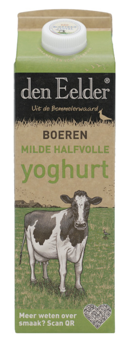Halfvolle boerenyoghurt (Stuk, 1L)
