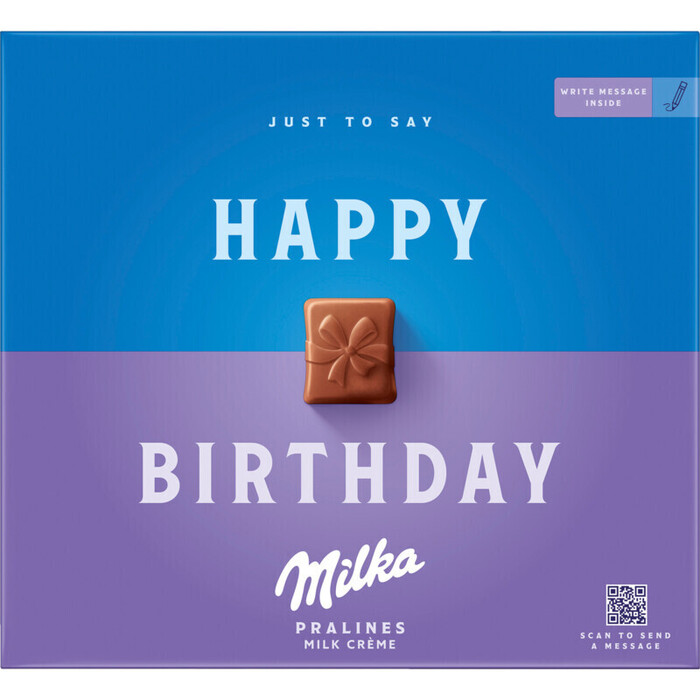 Milka Happy Birthday Pralinés Milk Crème 110 g (110g)
