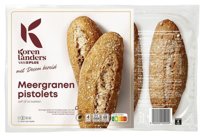 Pistolets meergranen Rustiek (Zak, 300g)