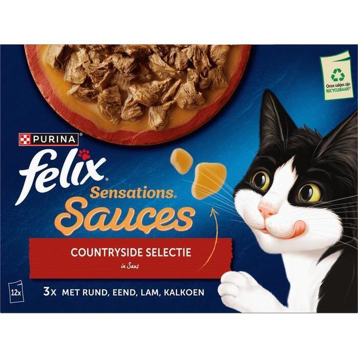 FELIX Sensations Sauces Countryside Selectie 12x85g (12 × 85g)