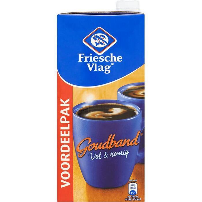 Friesche Vlag Goudband koffiemelk voordeelpak (0.93L)