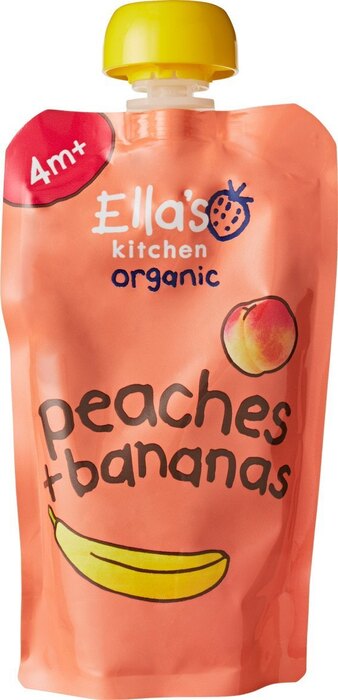 Ella's Kitchen Peaches + Bananas from 4 Months 120 g (120g)