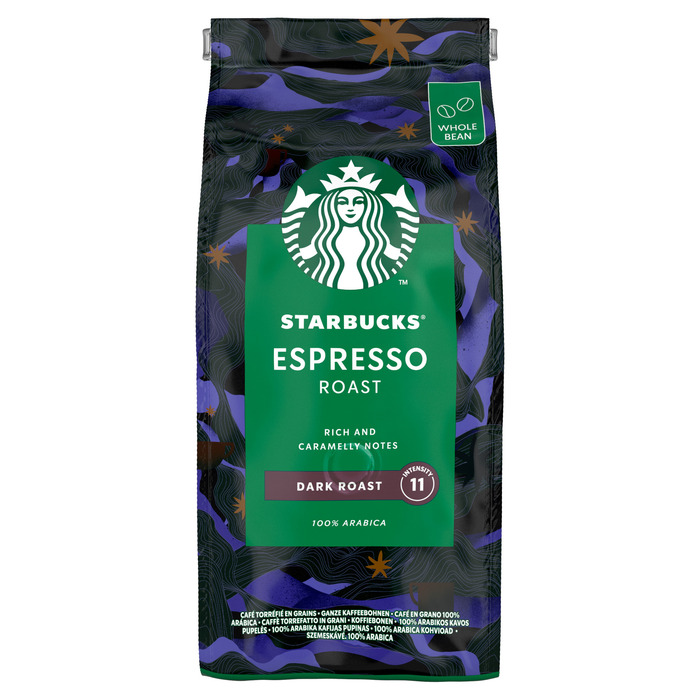 Starbucks® Espresso Roast Dark Roast Koffiebonen 450 gram (Zak, 450g)
