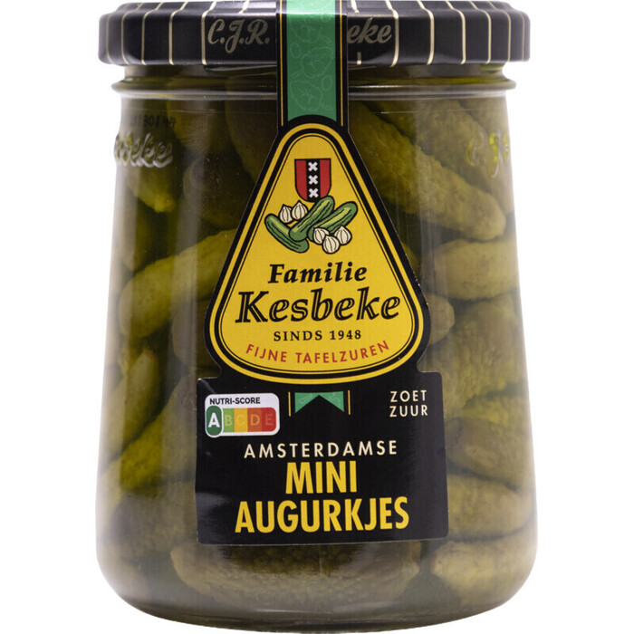 Amsterdamse mini augurkjes (pot, 235ml)