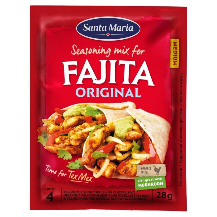 Santa Maria Fajita Seasoning Mix (Zak, 28g)