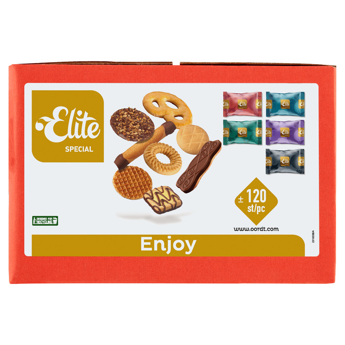 ELITE Koekjesassortiment ENJOY 120ST (120 × 8.3g)