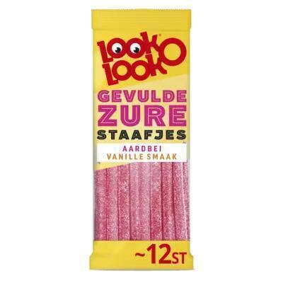 Look-O-Look Zure gevulde staafjes (Zak, 125g)