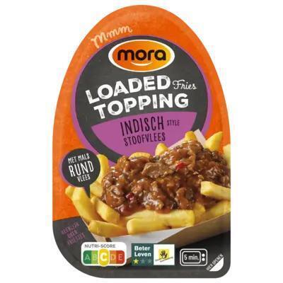 Mora Loaded Fries Topping Indisch Style Stoofvlees 150g (150g)