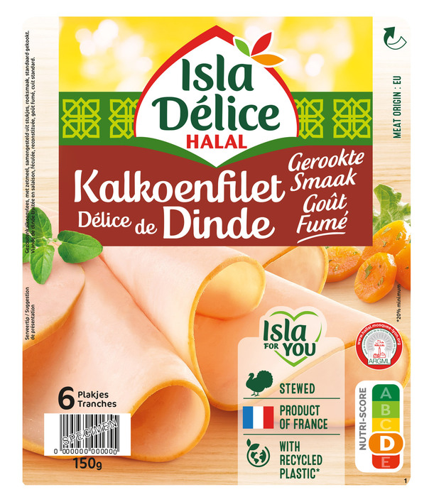 Isla Délice Gerookte kalkoenfilet (150g)