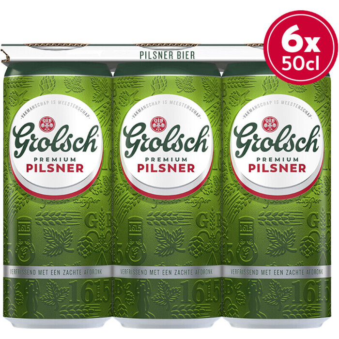 Grolsch pr pilsener bl (6 × 0.5L)