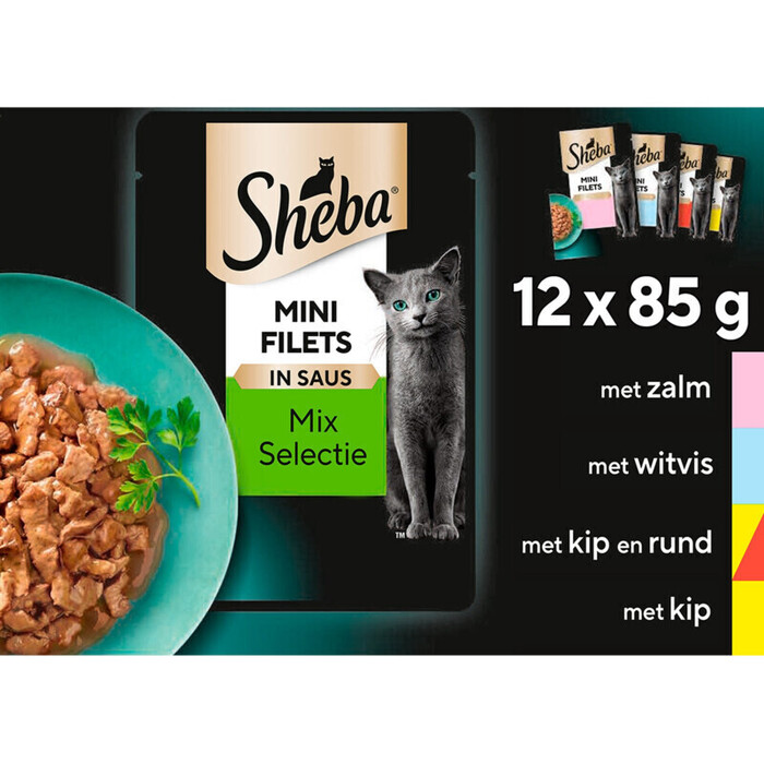 Sheba Mini filet in saus (1.02kg)