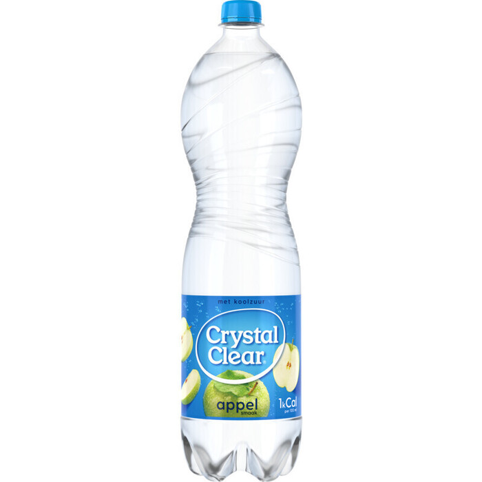 Crystal Clear Sparkling apple fles (1.5L)