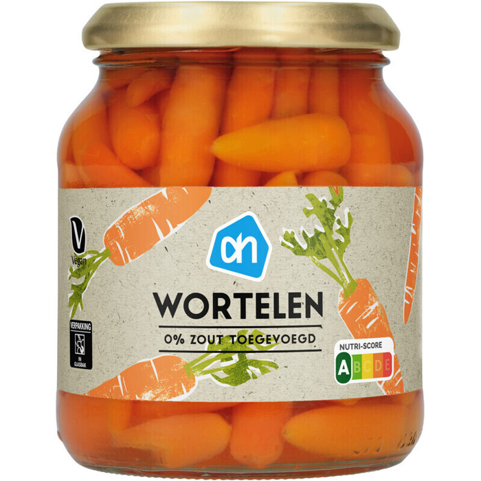 Wortelen extra fijn (pot, 340g)