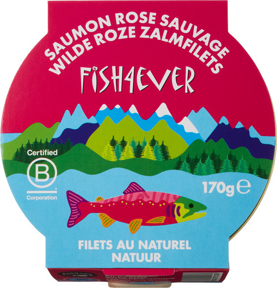 Wild Alaskan Pink Salmon, MSC (blik, 170g)