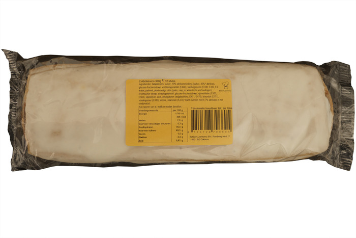 Bakkerij Jorritsma bv Abrikova`s met 19% abrikozenvulling 300 gram (2 × 150g)