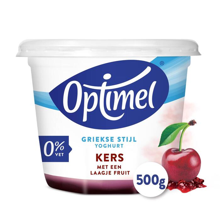 Yoghurt griekse stijl kers (Stuk, 450g)