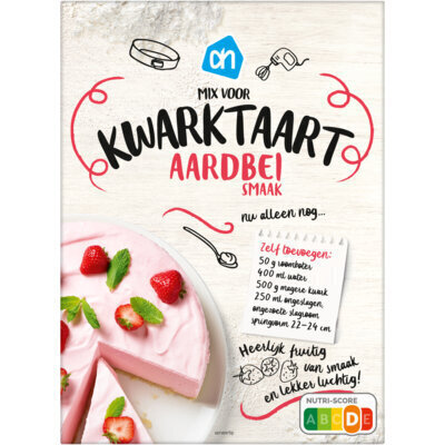 Mix voor kwarktaart aardbeien (400g)