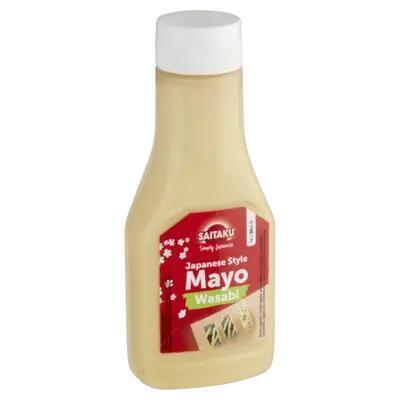 Saitaku Wasabi mayo squeeze (Fles, 160g)