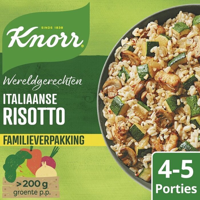 Knorr Wereldgerecht Italiaanse risotto family (430g)