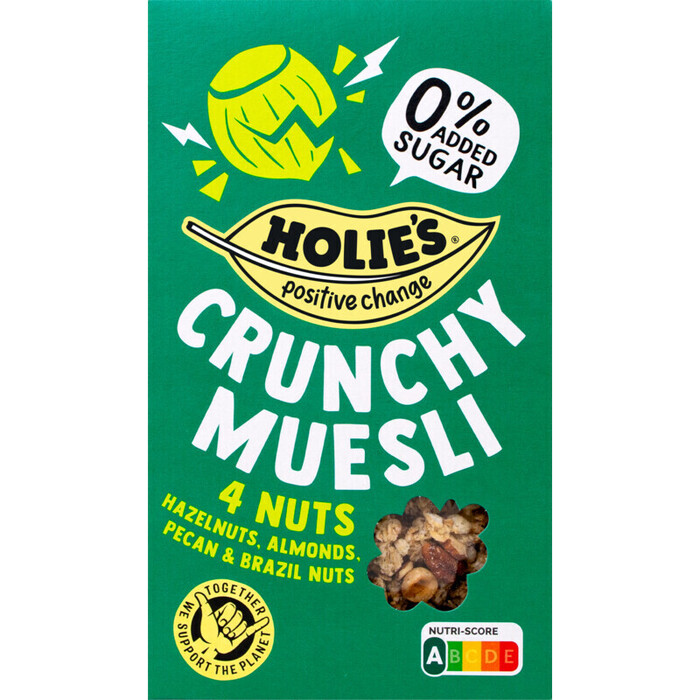 Holie Crunchy muesli 4 nuts (400g)