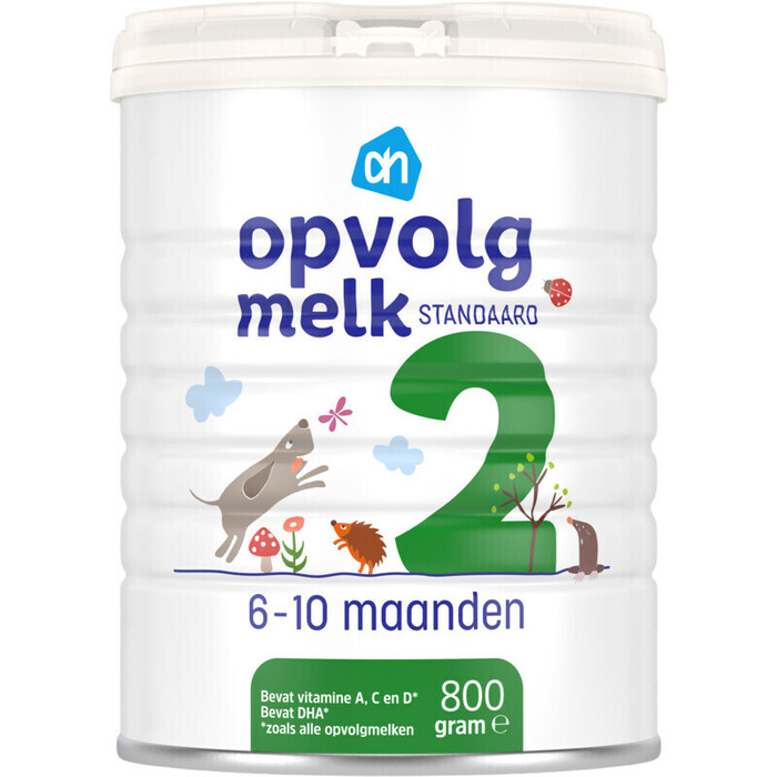 AH Opvolgmelk standaard 2 met melkvet (800g)