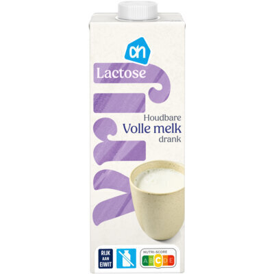 AH Houdbare volle melk lactosevrij (1L)