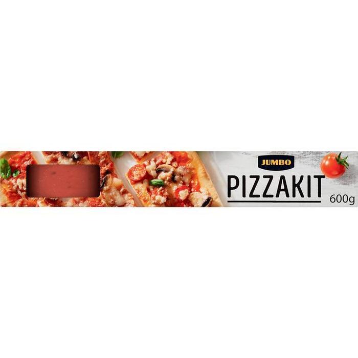 Jumbo Pizzakit met Pizzadeeg en Tomatensaus (600g)