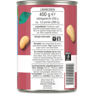 AH Terra Lima bonen (400g)