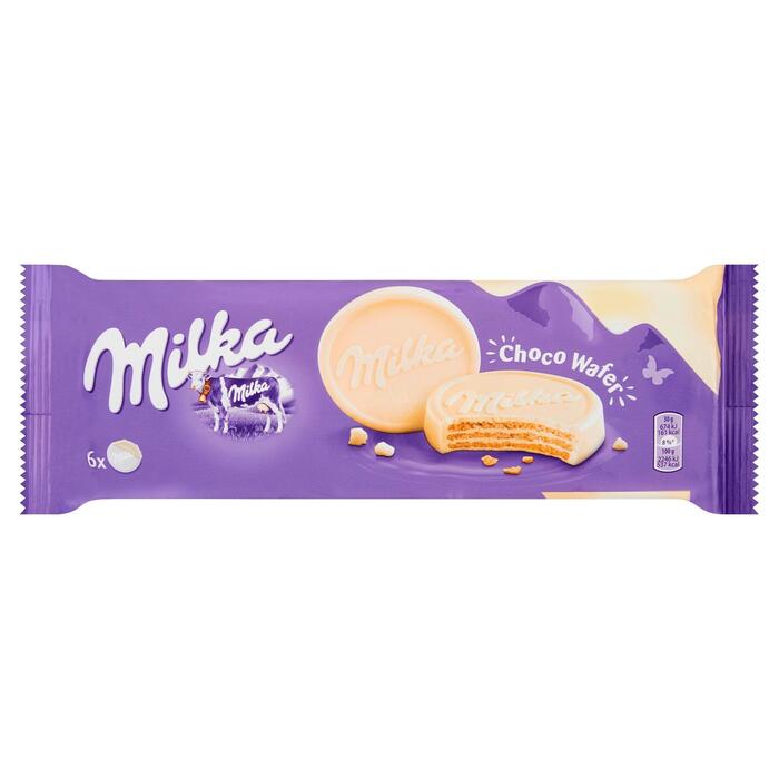 Milka Choco Wafer Wit (Pak, 180g)