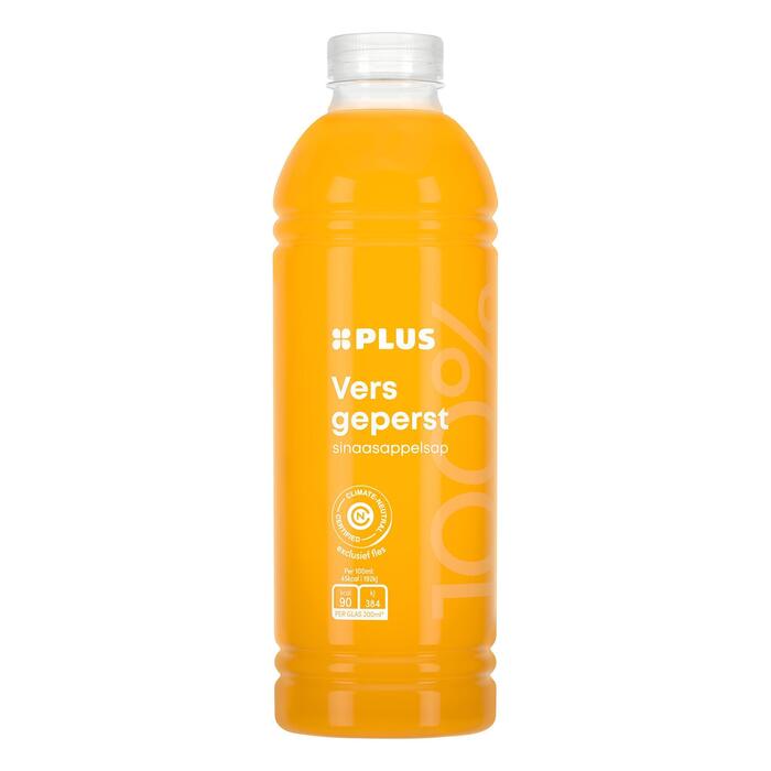 100% zelf geperst sinaasappelsap (Fles, 1L)