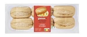 G'woon schnittbroodjes wit 6st