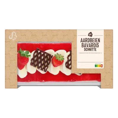AH Aardbeien bavarois schnitt