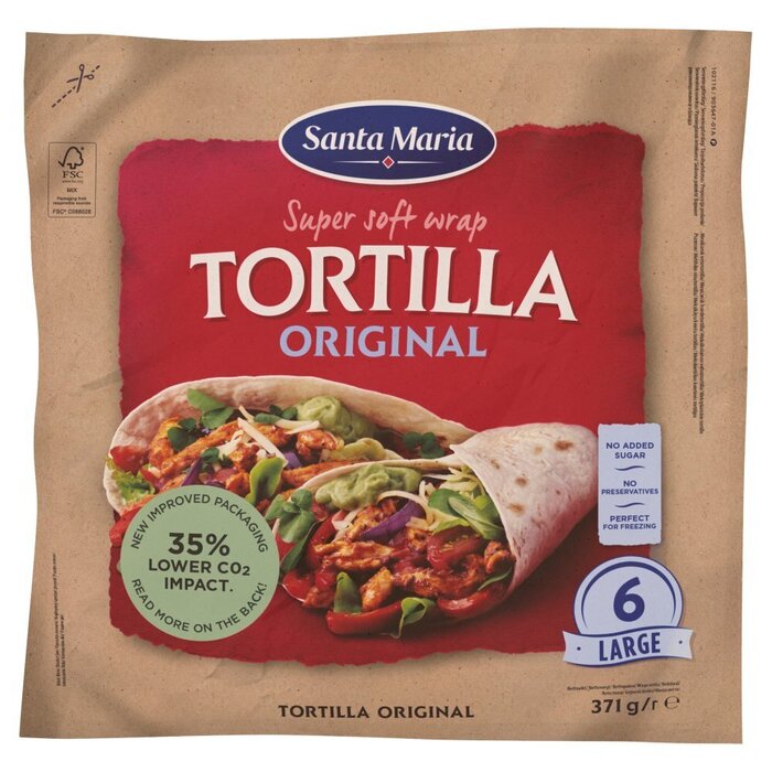 Original Wrap Tortilla Santa M (Zak, 371g)
